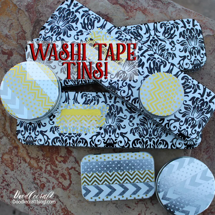 Easy Washi Tape Hearts - Little Fish