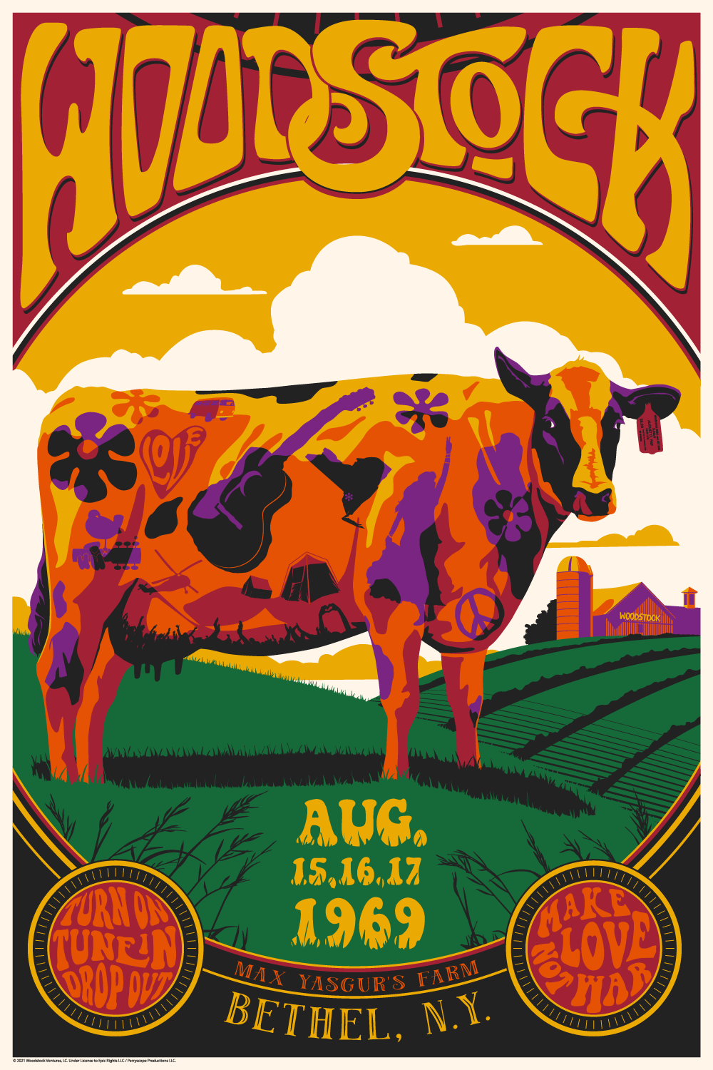Woodstock Festival 1969 Poster