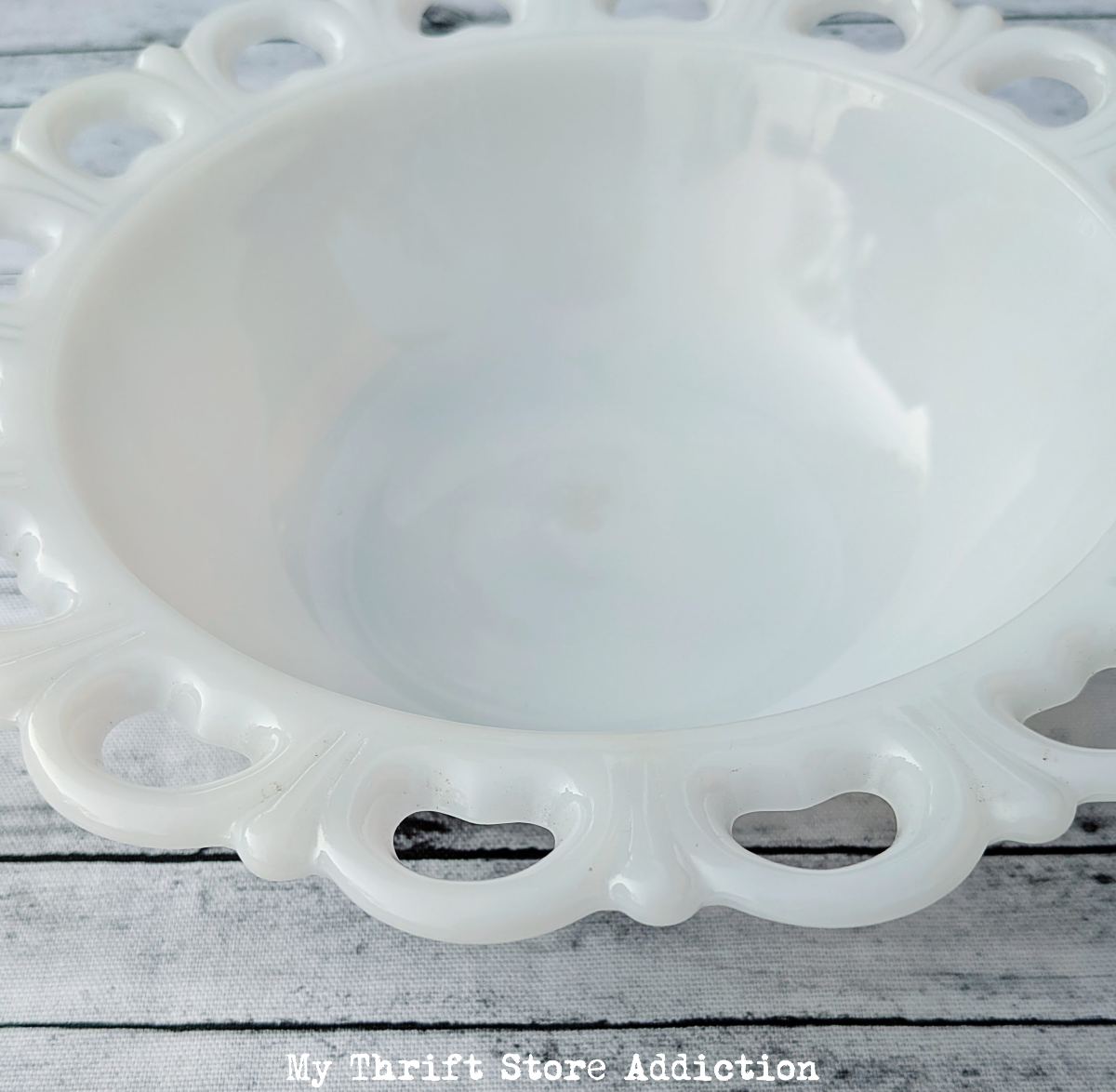 vintage milk glass