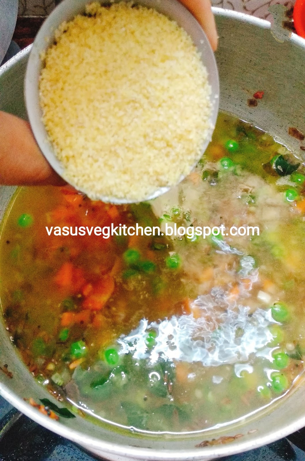 Vasusvegkitchen Oats and Dalia Upma how to prepare oats & dalia