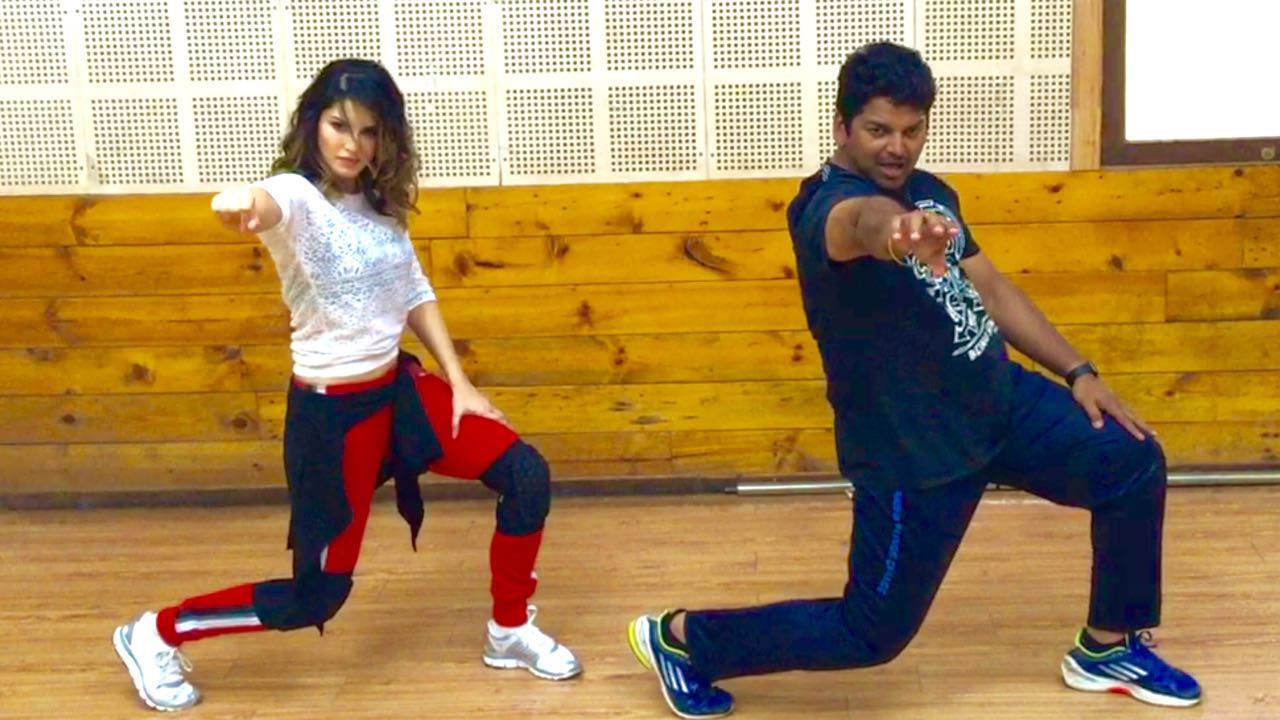 Sunny Leone hot dance, Sunny Leone sexy dance, Sunny Leone sexy legs, Sunny Leone with Vishnu Deva