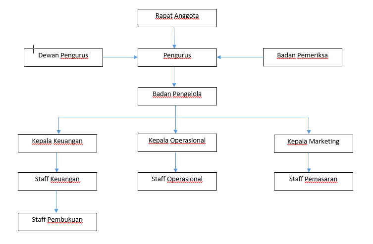 To Warohman's Blog Struktur Organisasi Koperasi