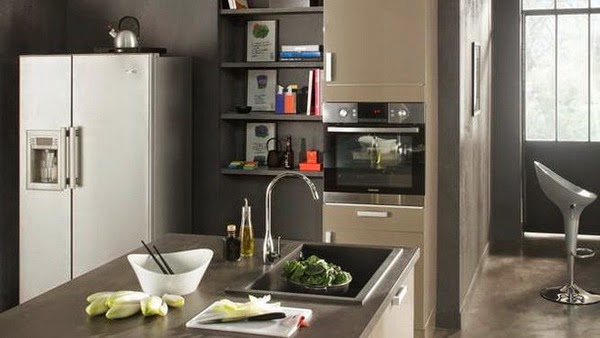 Colored-Refrigerators-in-for-Kitchens Attractive Colors for Modern Kitchens Refrigerators