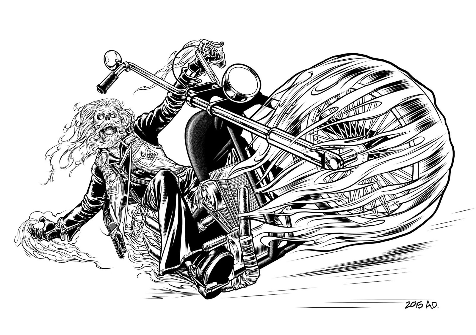 Marvel Comics of the 1980s Ghost Rider by Adam Huntley