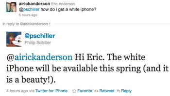White iPhone coming this spring?
