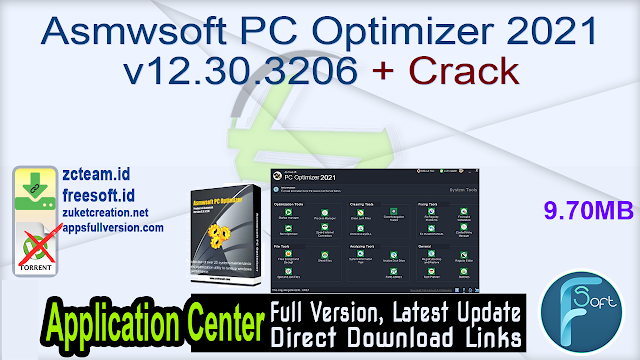 Asmwsoft PC Optimizer 2021 v12.30.3206 + Crack_ ZcTeam.id