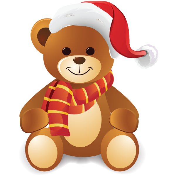 clipart christmas teddy bear - photo #37