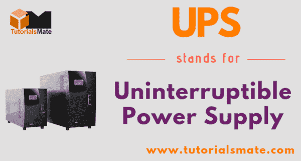 UPS Full Form UPS Full Form