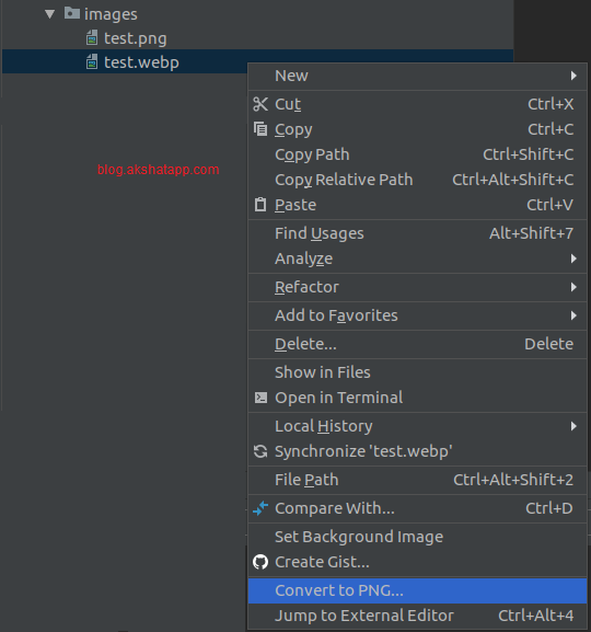 Android Studio - Convert To PNG