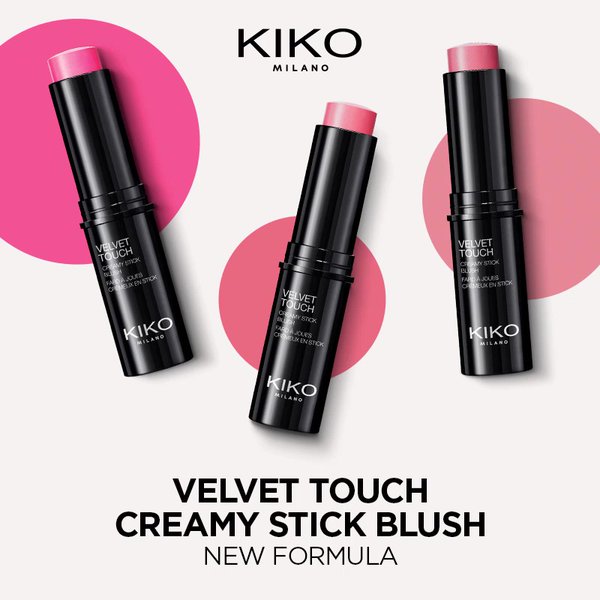 Miss Coquete VELVET TOUCH Creamy Stick Blush BY KIKO