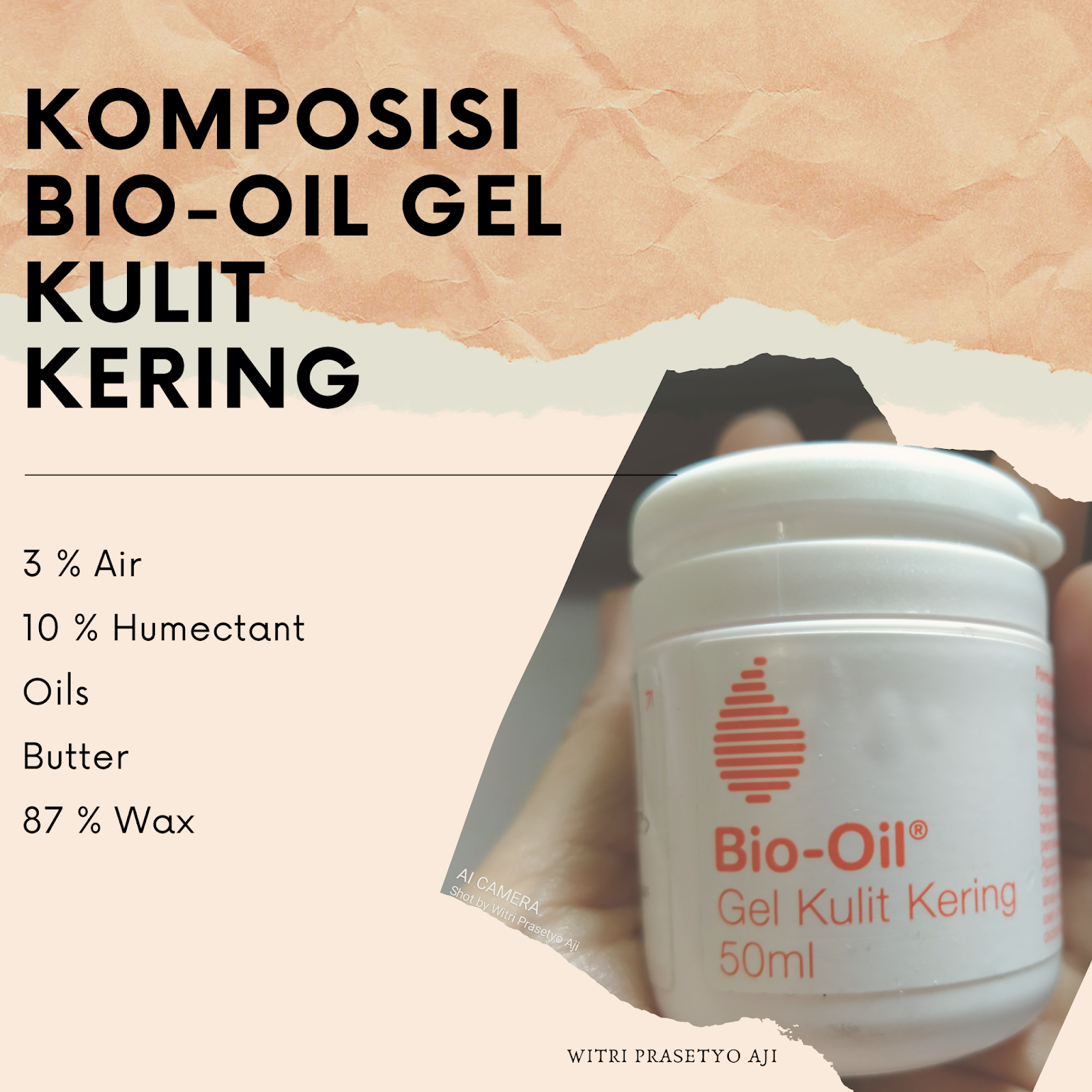 Komposisi Bio-Oil Gel Kulit Kering