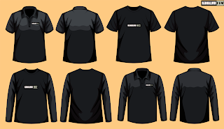 mentahan kaos warna hitam - kanalmu