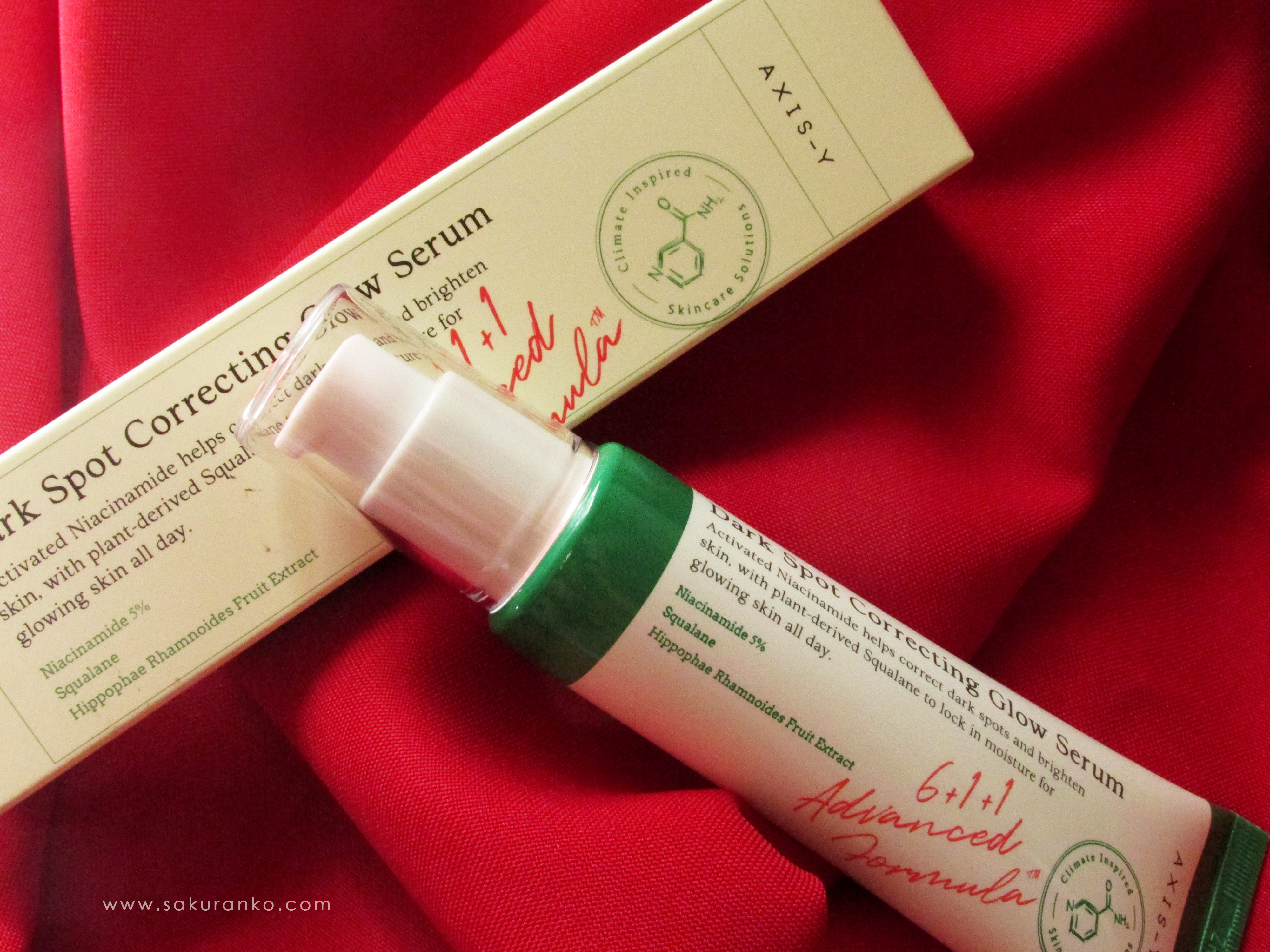Sakuranko AXISY Dark Spot Correcting Glow Serum Review
