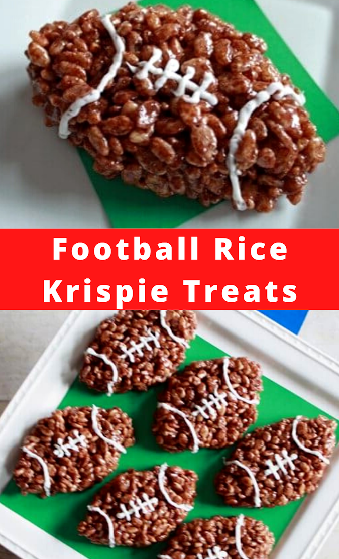 Football Rice Krispy Treats
