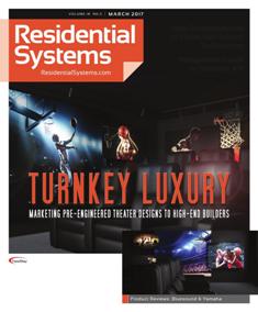 Residential Systems - March 2017 | ISSN 1528-7858 | TRUE PDF | Mensile | Professionisti | Audio | Video | Home Entertainment | Tecnologia
For over 10 years, Residential Systems has been serving the custom home entertainment and automation design and installation professionals with solid business solutions to real-world problems. Each monthly issue provides readers with the most timely news, insightful reporting, and product information in the industry.