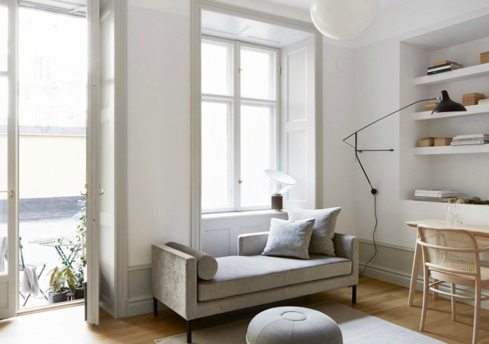 40m2 de estilo en Estocolmo