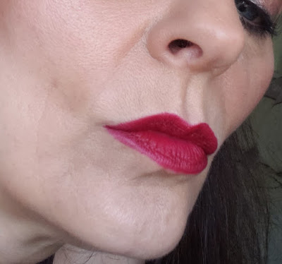 zoya matte velvet red lipstick