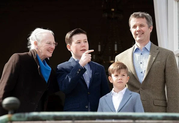 Crown Prince Frederik, Crown Princess Mary, Prince Christian, Princess Isabella, Prince Vincent and Princess Josephine