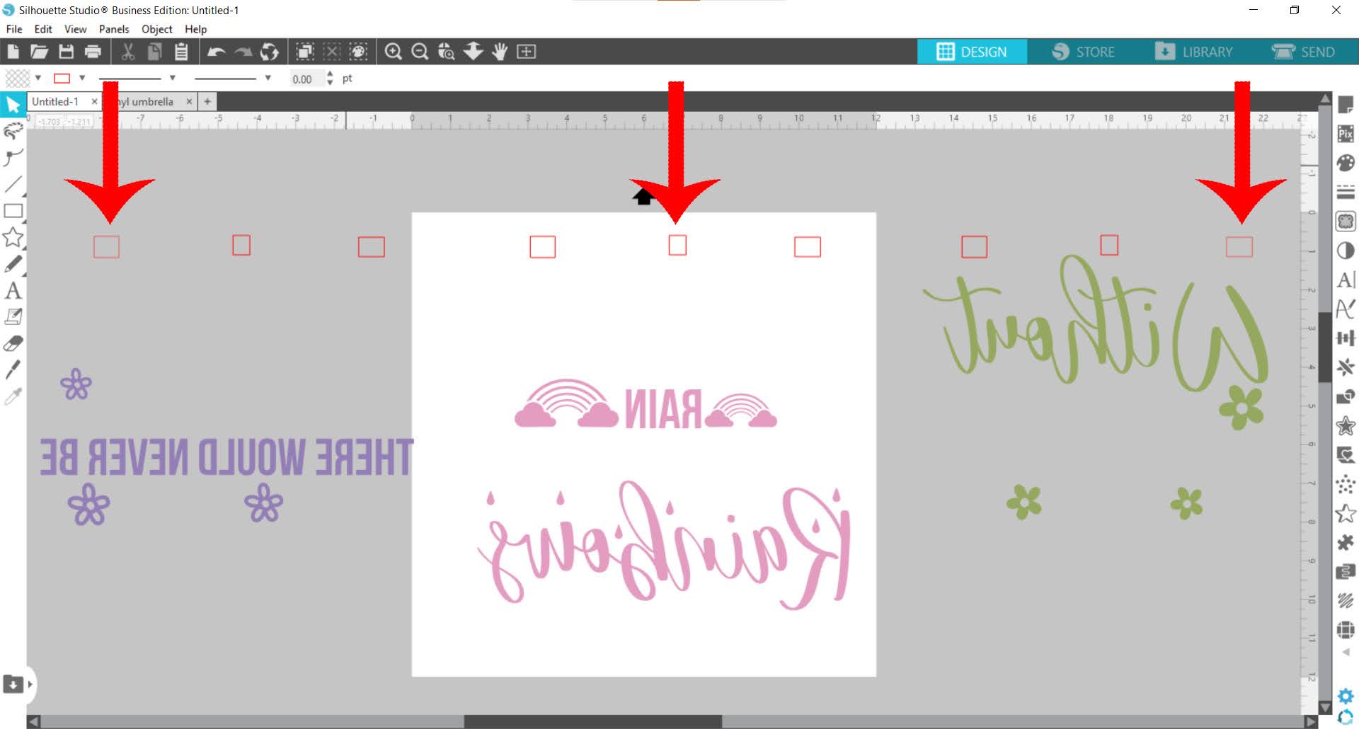 How to Put Vinyl on a Clear Umbrella Silhouette School