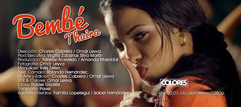 Thaira - ¨Bembé¨ Dirección: Charles Cabrera - Omar Leyva. Portal Del Vídeo Clip Cubano