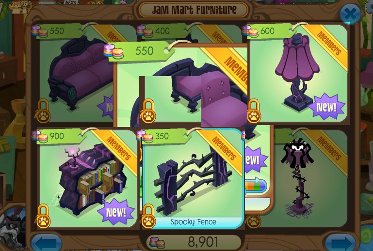 Animal Jam Spirit Blog Spooky Couch, Steampunk Coat Rack, Steampunk