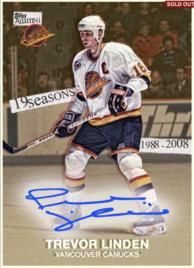 MY HOCKEY CARD OBSESSION: LINDEN POST OF THE YEAR - It's Ultimate!!