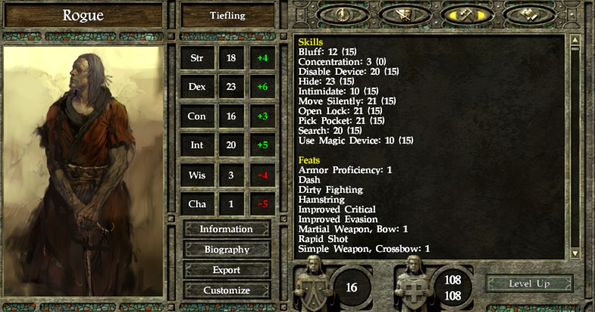 Best cRPGs ROGUE Build, Icewind Dale 2 IWD2