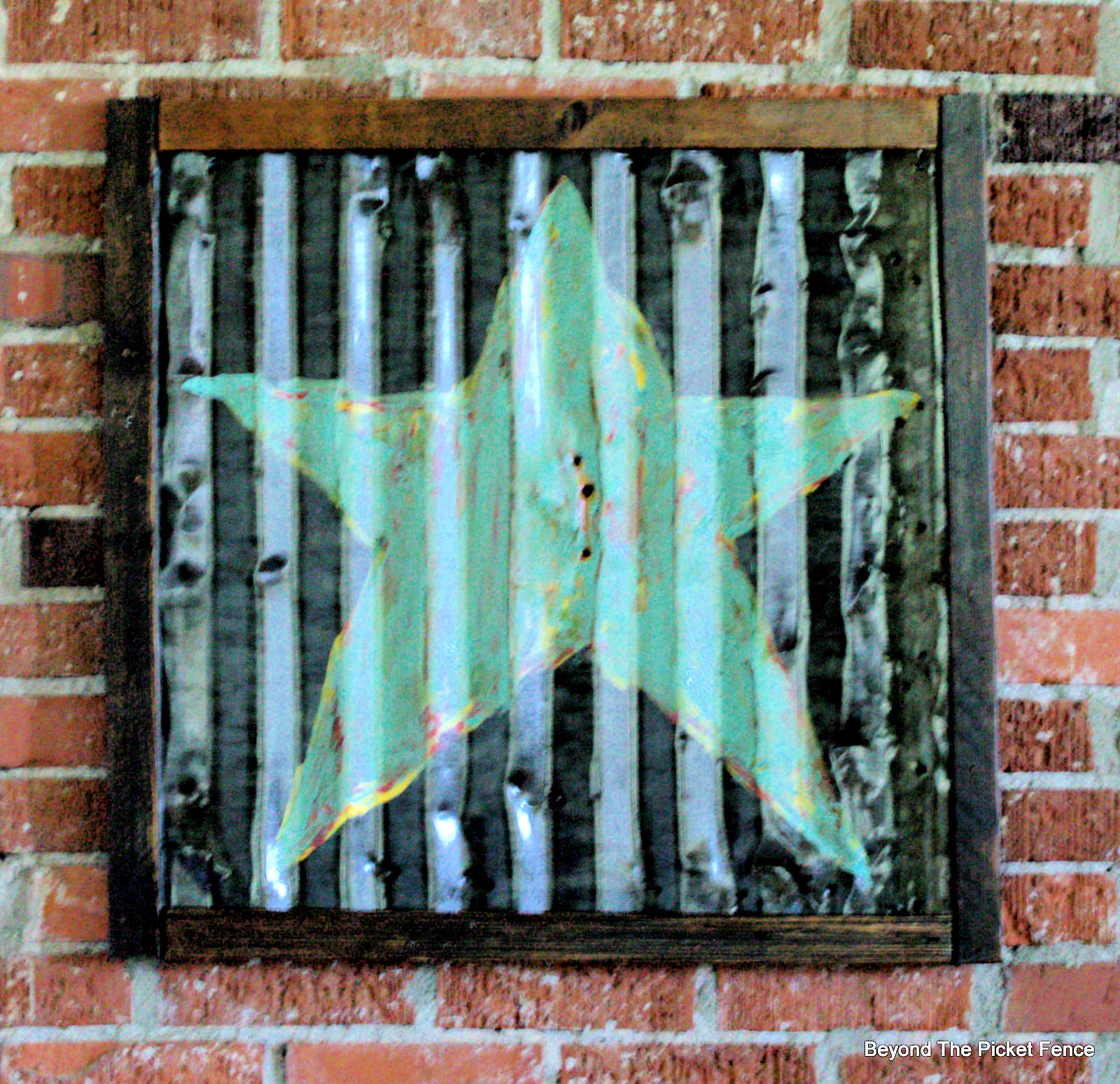 Beyond The Picket Fence Rustic Tin Paintings