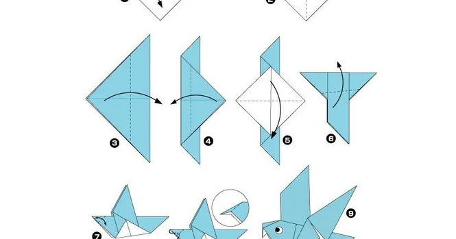 7 Ide Kreatif Kertas Origami Sebagai Hiasan dinding Yang 