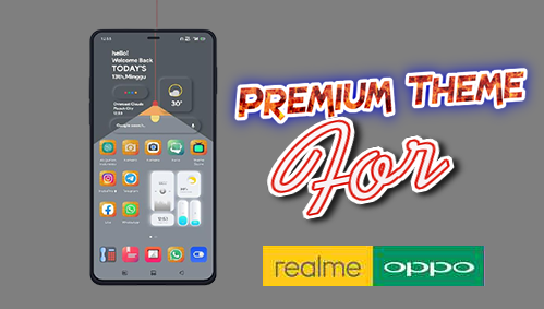 Tema Oppo All Series Tembus Aplikasi dan Realme UI