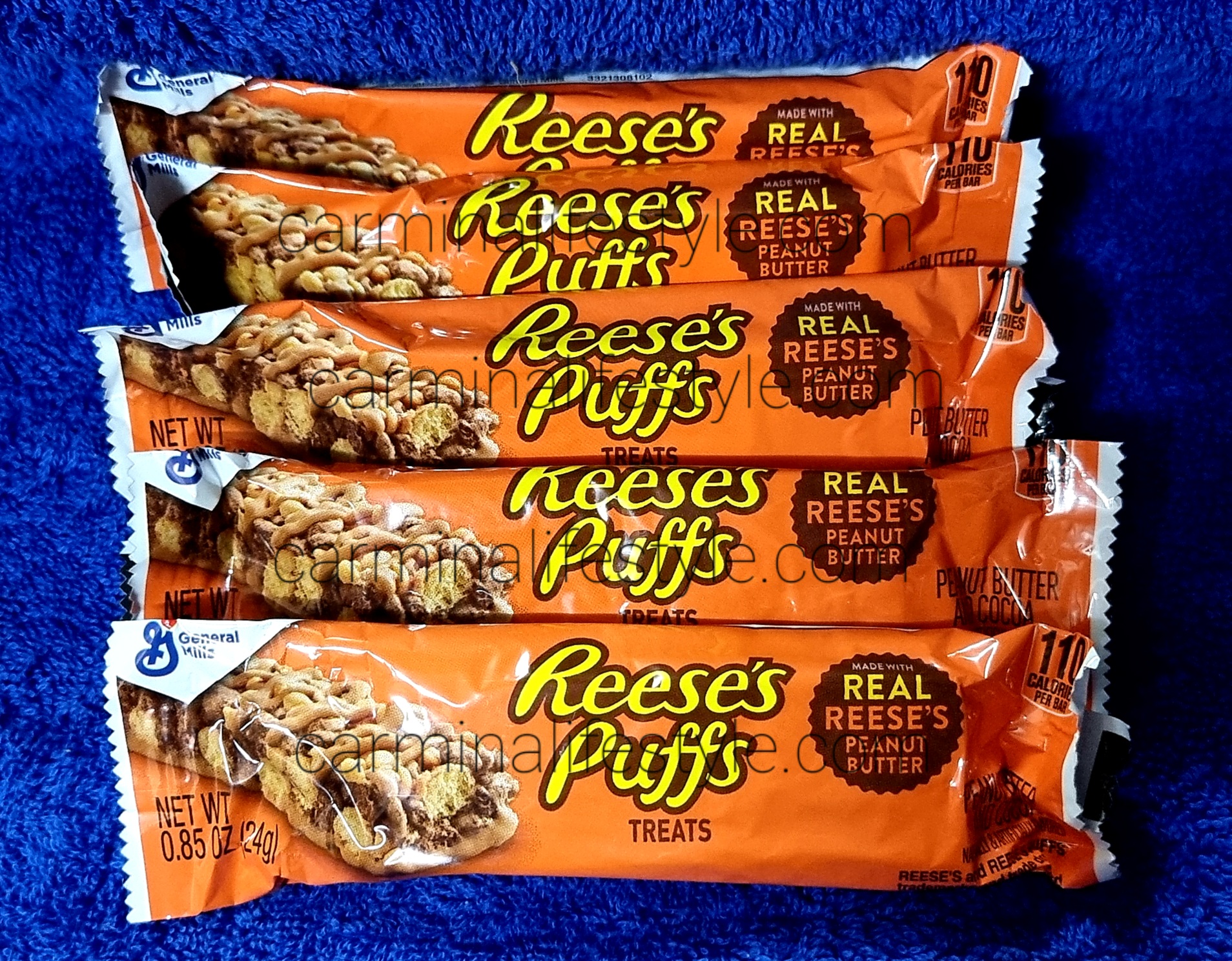 General Mills Reese's Puffs Breakfast Bars made in USA