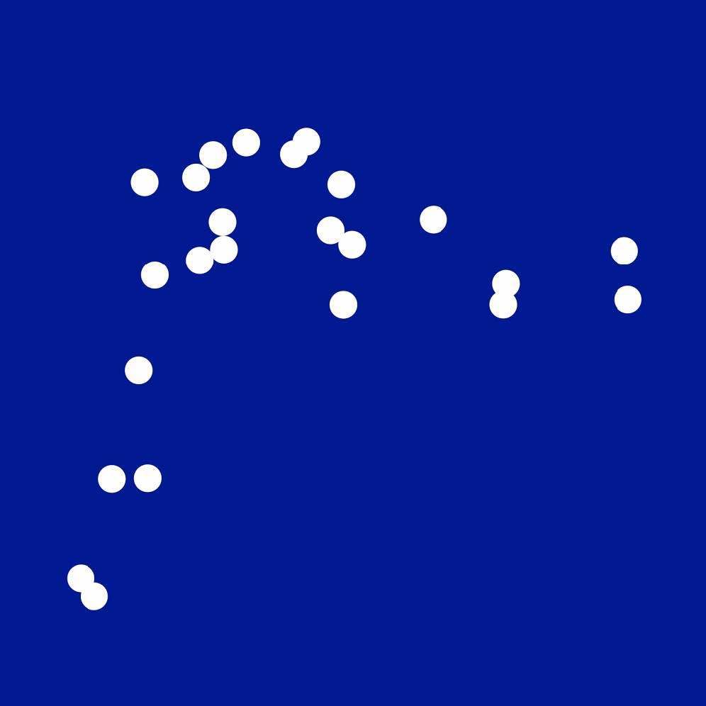 Carsten Höller, “Dot Painting (Sharon Stone)”, circa 2020 © Carsten Höller