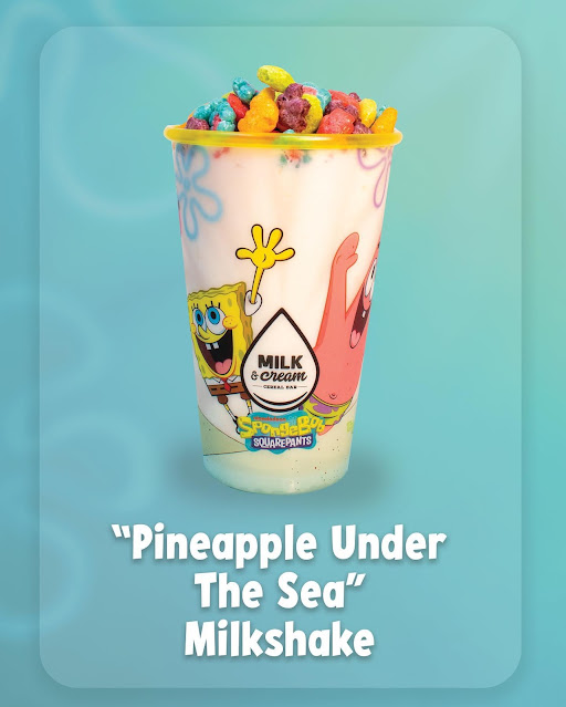 NickALive! Milk & Cream Celebrates 'SpongeBob SquarePants' with