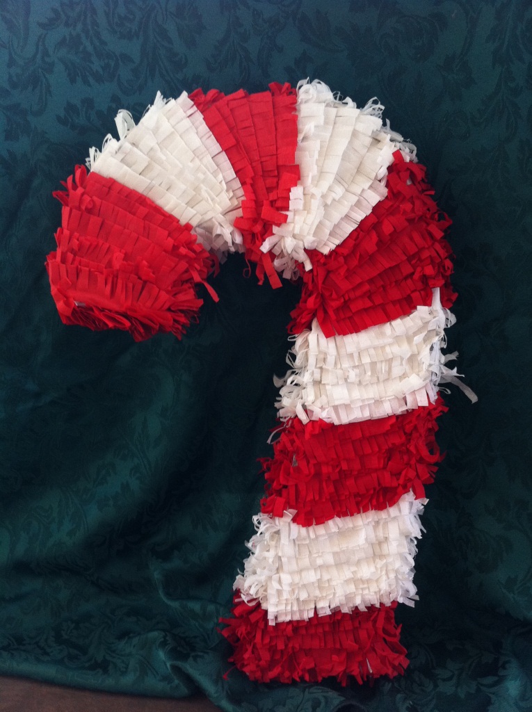 { This girl loves to talk } Candy Cane Pinata