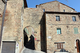 One of the medieval gates into the town of Pomarance