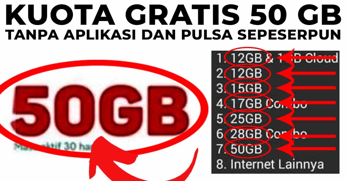 Cara Mendapatkan Kuota Gratis Xl Tanpa Aplikasi Dan Pulsa Klikdisini Id