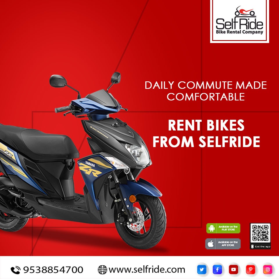 Make your ride everyday economical. Self Ride Bike Rentals in Bangalore