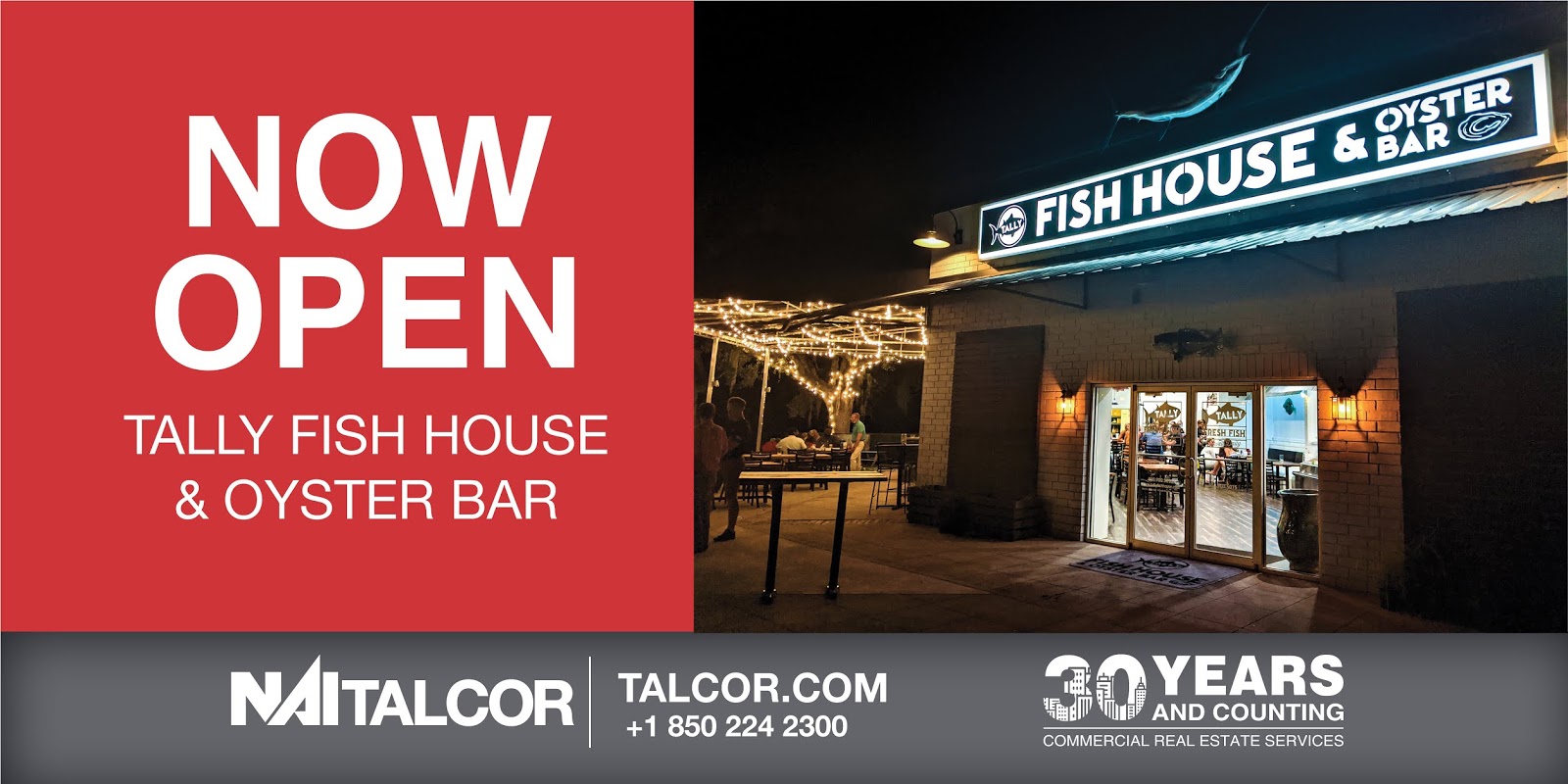 NAI TALCOR Commercial Real Estate Services Tally Fish House & Oyster
