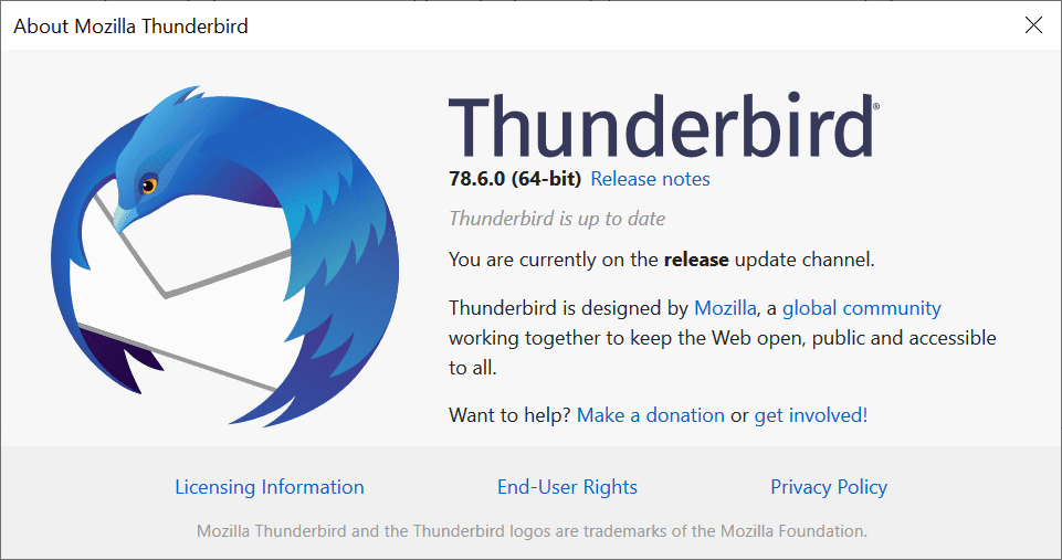 Thunderbird delete account here's how