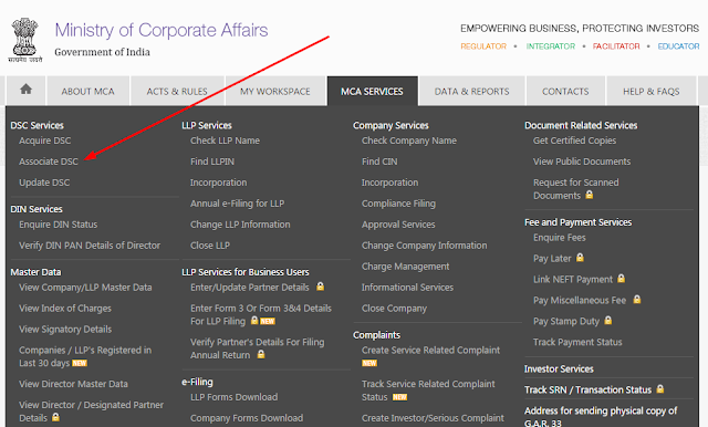 Rolecheck Digital Signature (DSC) in MCA for Director, CS, etc