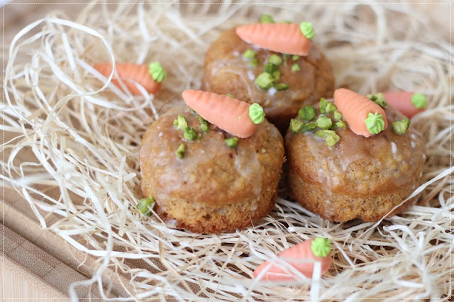 Mein Leben und das Backen...: {Muffins} Rübli Muffins mit Zitronenguss