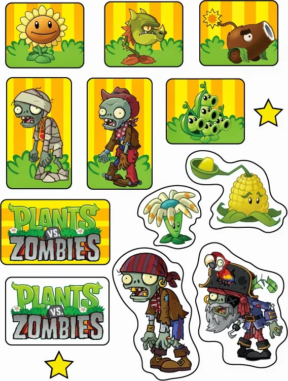 Plants vs Zombies: Free Printable Hats. - Oh My Fiesta! in english