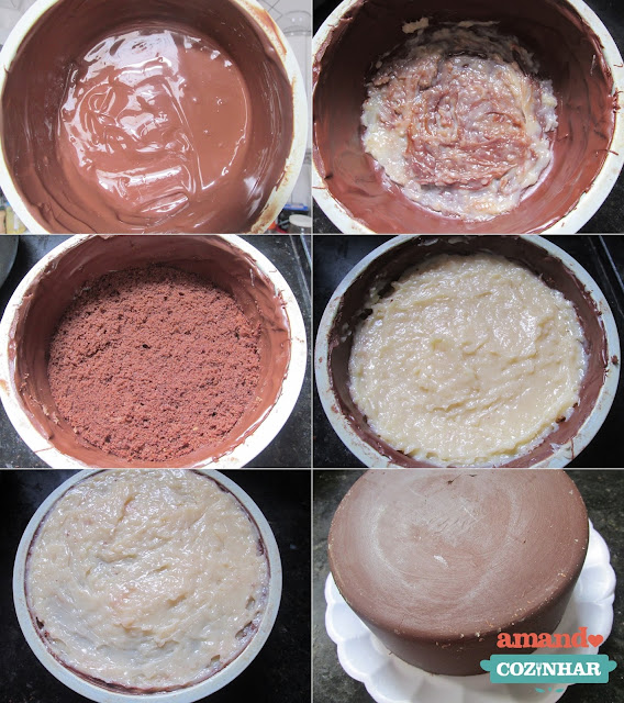 Receita de Bolo bombom prestígio