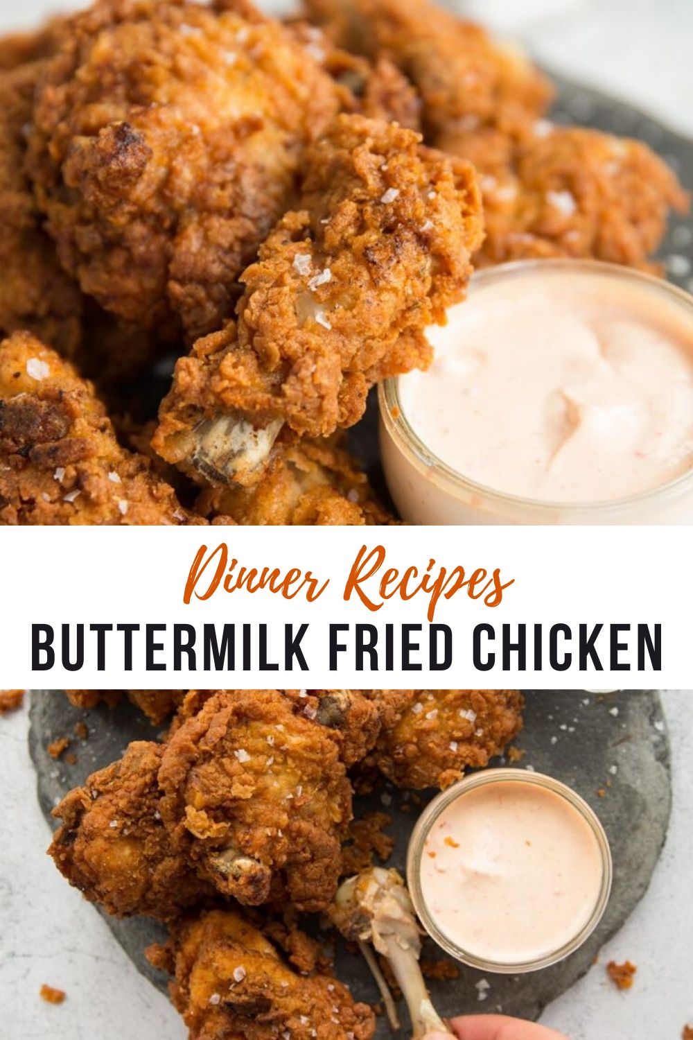 Buttermilk Fried Chicken Pinnerfood