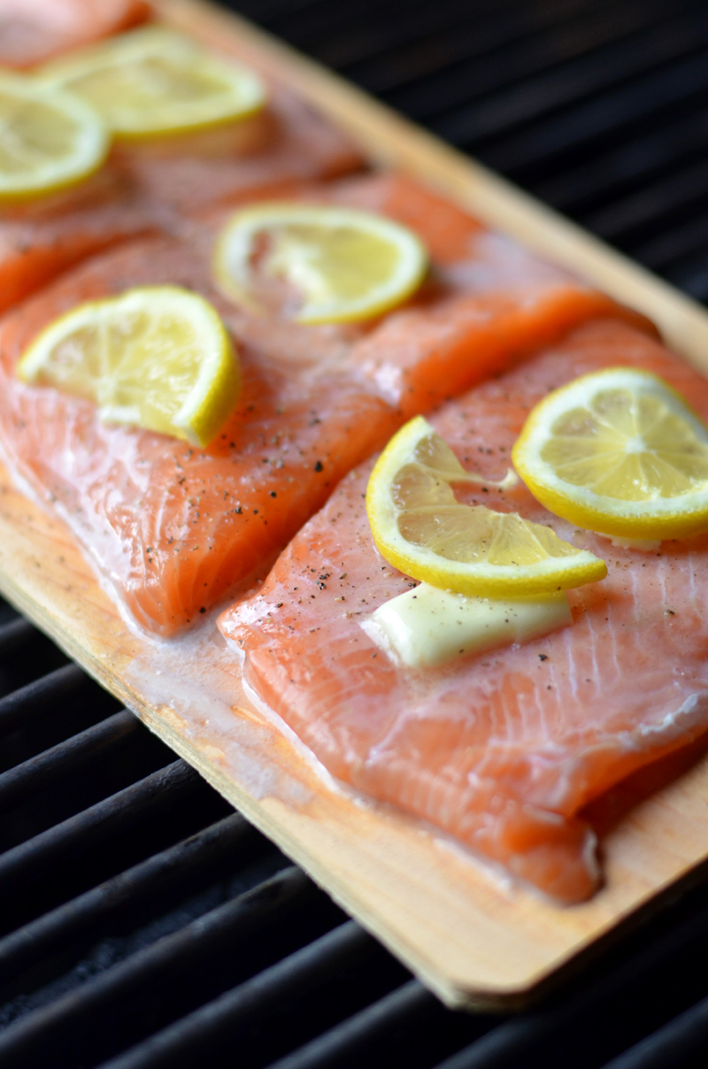 Sourdough Sunday Lemon Butter Salmon on a Cedar Plank