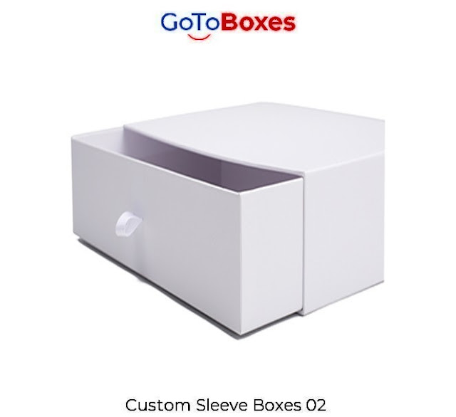 Get Custom Sleeve Boxes for making your product unique and attractive. Place your order at GoToBoxes and get many reasonable and affordable offers at wholesale also free shipping of your product.