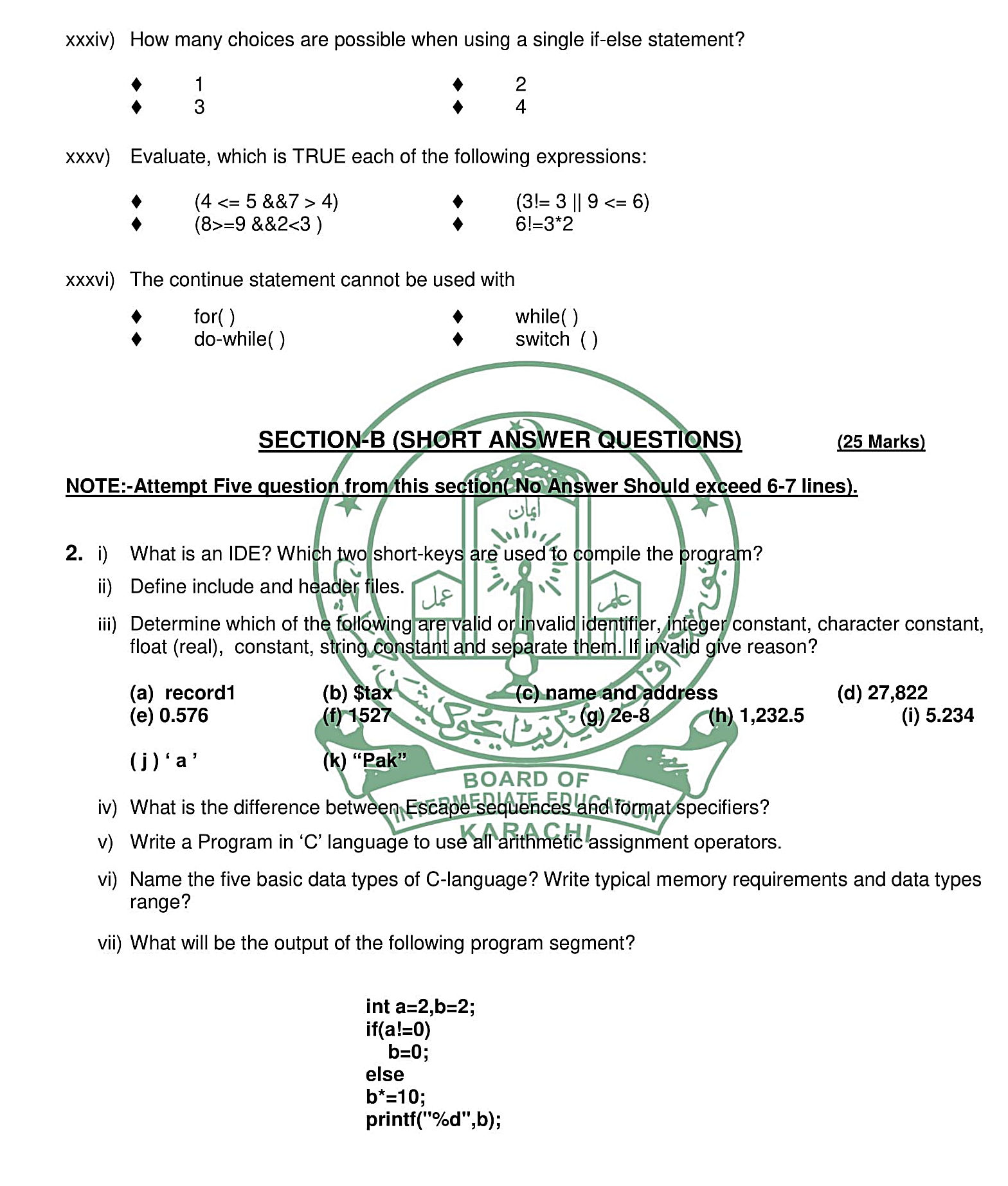Education Is The Key To Success: Computer Science - Paper 2 ...