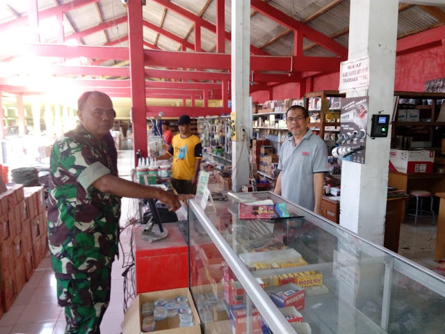 Kedekatan TNI Dengan Warga , Dengan Selalu Bersilaturohmi