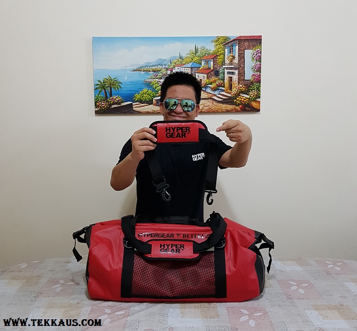 hypergear duffel bag 40l