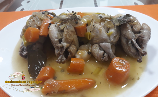 Codornices con Escabeche